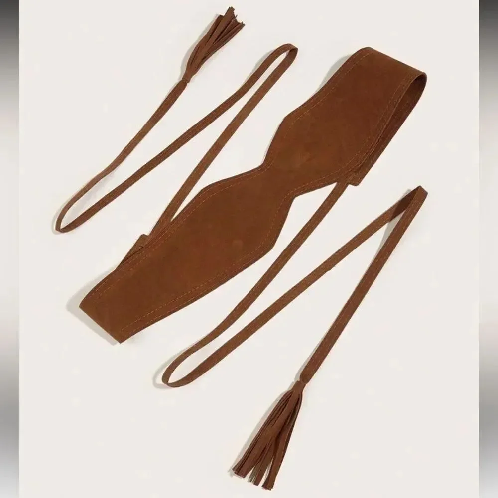 Elegant Brown Waist Belt S127